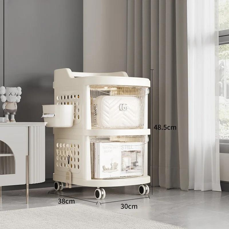 

Тележка с выдвижными ящиками, стеллаж для хранения игрушек, шкаф для закусок, тележка, передвижная книжная полка, многоуровневая ручная тележка с шкивами