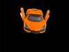 Kinsmart Lamborghini Revelto Orange Scale Diecast Car KT10309OG 1/36 [Used]