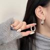 LATS 2024 Hot Sale Fashion Metal Drop Earrings for Woman Vintage Hoop Earring Trend Classic Party Wedding Pendant Zircon Gift