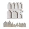 Easy Use Silicone Craft Mould for Customes House Creation Cement Ornaments Gift Making Space Enhancement Tool