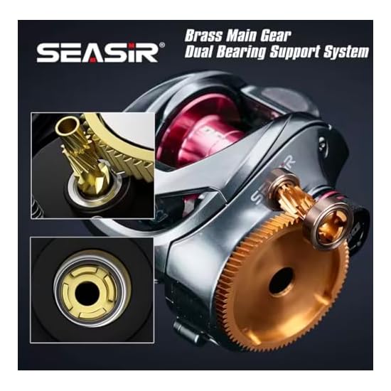 SEASIR DCAST Chinese DC Baitcasting Reel Versatile Long Casting DC Brake Electronically Controlled W