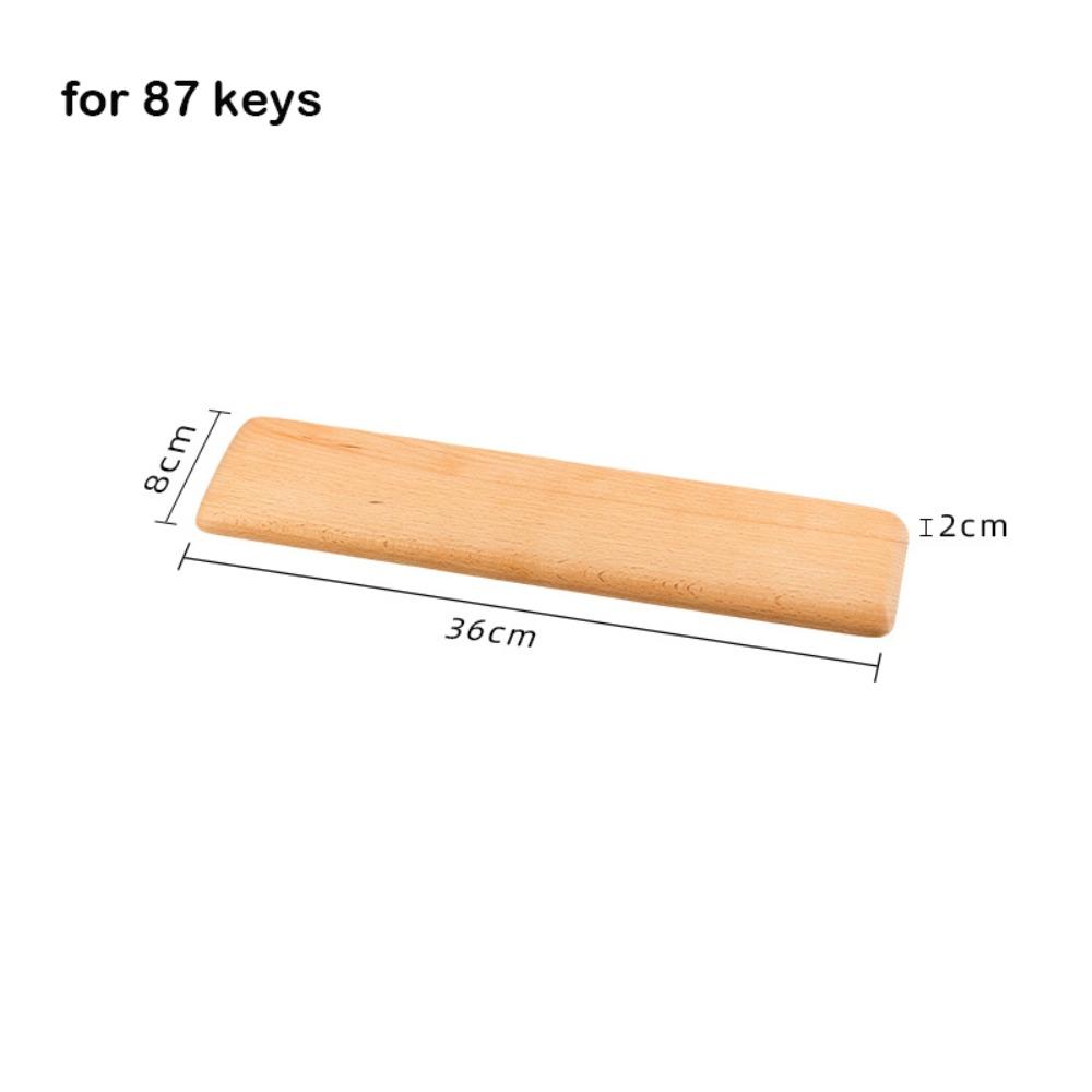 Wooden Rest Palm Pad for 60/87/104 Keys Mechanical Keyboard Pad New Keyboard Wrist Rest