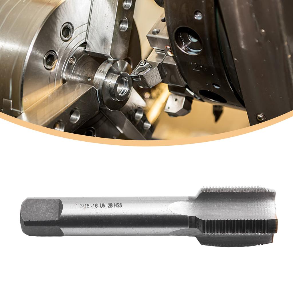 HSS Thread Tap 1 3/16 16 TPI Right Hand 16 Thread Taper Tap Suitable for Thread Cutting and Thread Maintenance