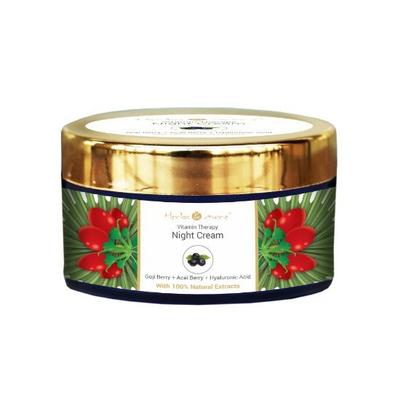 Night Cream with Goji and Acai Berries and Hyaluronic Acid (50 G), Night Cream Goji Berry Acai Berry Hyaluronic Acid,