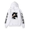 Japanese Anime Hoodie Sweatshirt Jujutsu Kaisen Satoru Gojo Anime Print Soft Fleece Warm Long Sleeve Hooded Sweatshirt