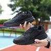 39-46 Spring/Autumn Mens Casual PU Leather Shoes Lace Up Non-slip  Running Shoes