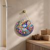 Christmas Party Hanging Supplies Tree Ornaments, Acrylic Festive Pendants with Lanyard for Seasonal Home Ornaments Holiday Decoration, Indoor