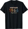 Vintage 1966 Funny Gift Men Women T-Shirt Unisex Summer Streetwear Tops Print On Demand Mens T Shirt Camiseta Hombre