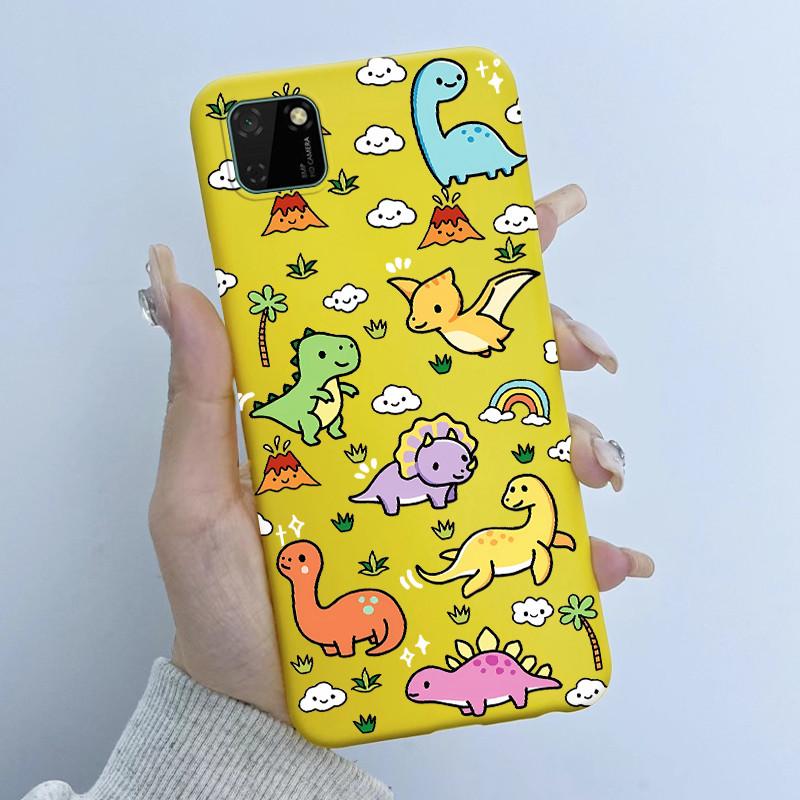 For Huawei Y5p Phone Case DRA-LX9 Butterfly Flower Girl Design Soft Silicone TPU Back Housing for Honor 9S HuaweiY5p Y 5p Covers