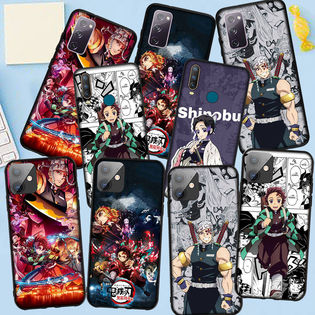 Case for Samsung Galaxy S25 S23 S22 S24 Ultra FE A05 A06 A15 A16 A36 A37 A35 A54 A55 A56 A57 A25 A26 A53 A17 Comics Kamado Tanjirou Demon Slayer Cover