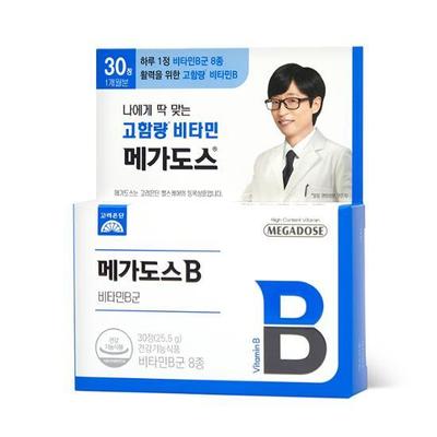 Korea Eundan Megadose B Vitamin B Complex 30 Tablets