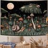 VIKAMA Mushroom Tapestry Bohemian-Style Bedroom Hanging Charming Aesthetic Wall Decoration Living Room & Dormitory Decor