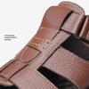 Patent Leather Men's Summer Shoes Man Fashion Casual Comfortable Black Flip-flops Sandals Male Adult Sneakers New Men Slippers