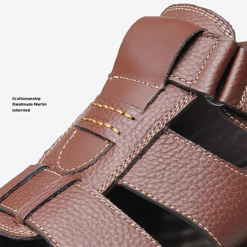Patent Leather Men's Summer Shoes Man Fashion Casual Comfortable Black Flip-flops Sandals Male Adult Sneakers New Men Slippers