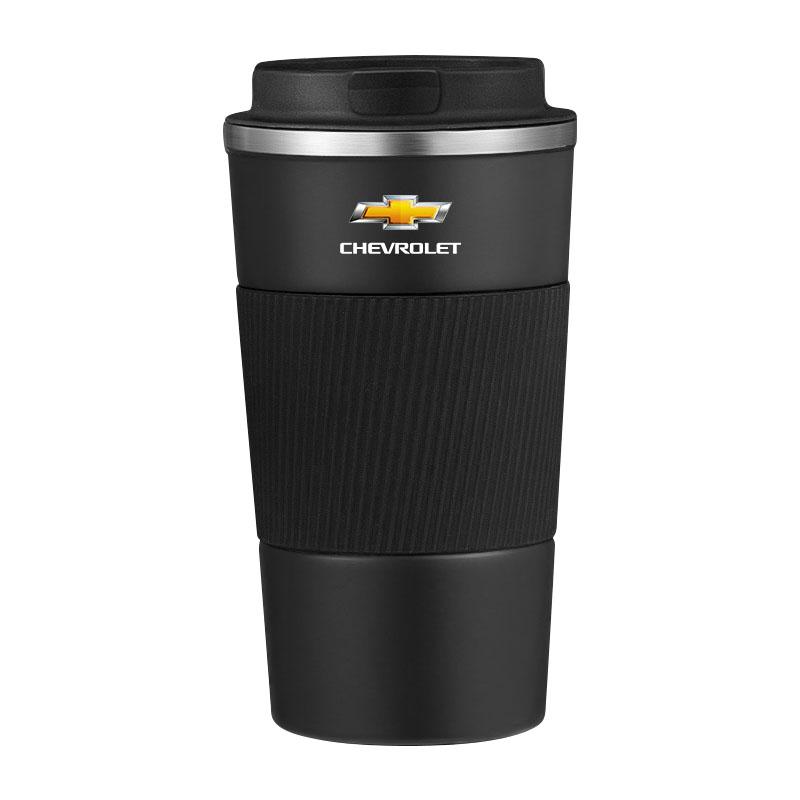 1 Stück Auto-Thermoskannen Kaffeetasse Reise Tragbar Isolierte Flaschen Für Chevrolet Spark Silverado Trailblazer Cruze Captiva Lacetti
