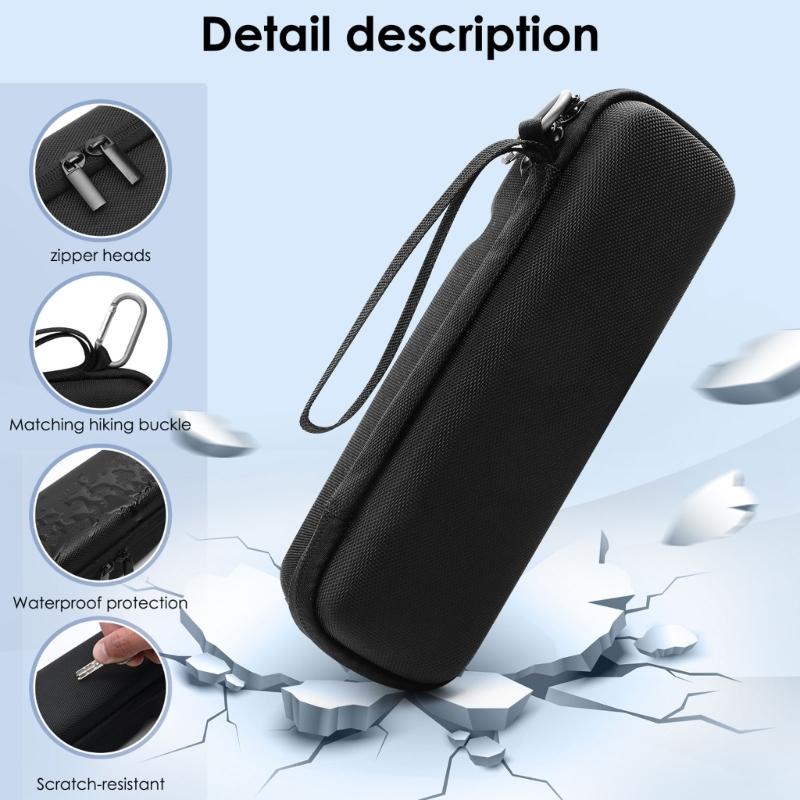 EVA Carry Case for Power Bank 27650 & 24000mAh Storage Bag Scratchproof Hard Box Storage Pouch with Mesh Pocket