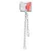 Y2K Romantic Heart Lock Bow Star Butterfly Chain Pendant Italian Charm Links Fit 9mm Stainless Steel Bracelet DIY Making Gift