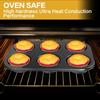 2Pcs 4/6 Cups Muffin Baking Pan Non-Stick Cake Mold Eco-Friendly Mini Cupcake Pan  Pastry Making