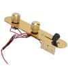 Guitar Control Plate Metal for TL Chrome Plated Prewired Circuit Board Replacement Accessories