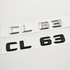 3D ABS Car Letters Sticker Logo CL 63 Badge Rear Trunk Emblem For Mercedes Benz AMG CL63 C215 C216 Tail Marking Accessories