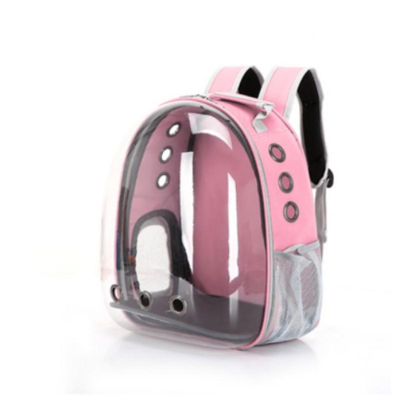 Transparent Pet Carrier Backpack Cats Dogs - Breathable Travel Bag With Side Opening 31L Capacity 5-7kg Weight Range