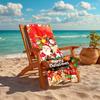 Ultra-Soft Beach Towel with Christmas Theme,Ideal for Pool - Camping, Diving - Perfect Travel Essential, Vibrant Beach Towel.