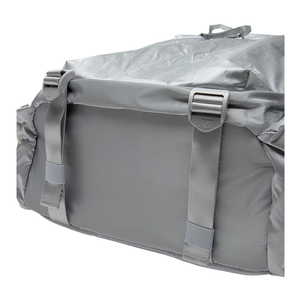 New New Balance Nylon Backpack Unisex Silver NBGCEF70491