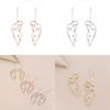 Fashionable Geometric Human Silhouette Earrings Simple Street Style Jewelry