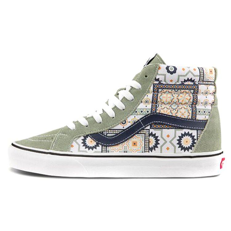 Vans Sk8 Hi Reissue Morocccan Tile Dark Khaki VN0A4BV8688