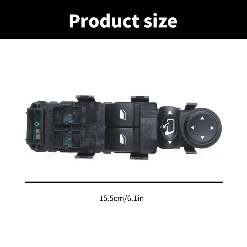High Strength Driver Side Window Control Raising Switch Glass Elevator Button Regulator Suitable for 6554.HE 9651464277