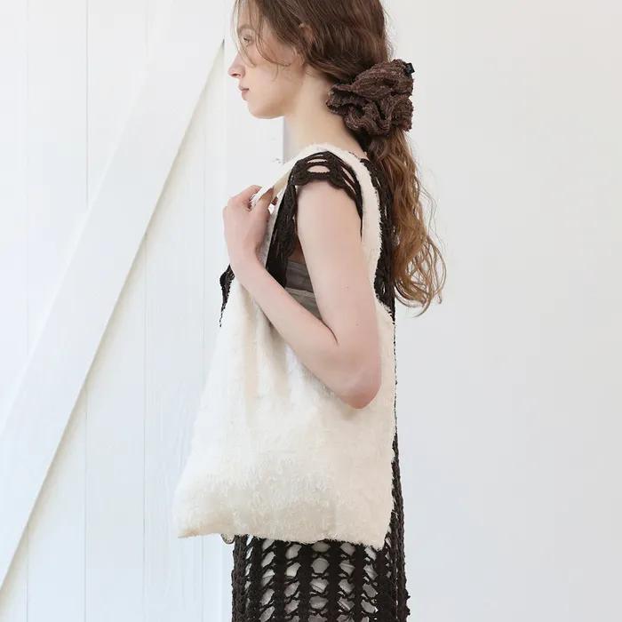 Lace Market Bag_Beige