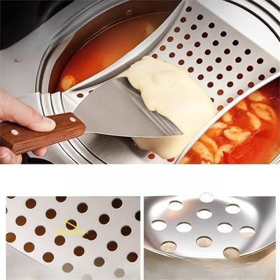 2026 New Stainless Steel Noodle Colander Thickened Noodle Bed Pimple Soup Special Noodle Kitchen Household Tool Cosas De Cocina