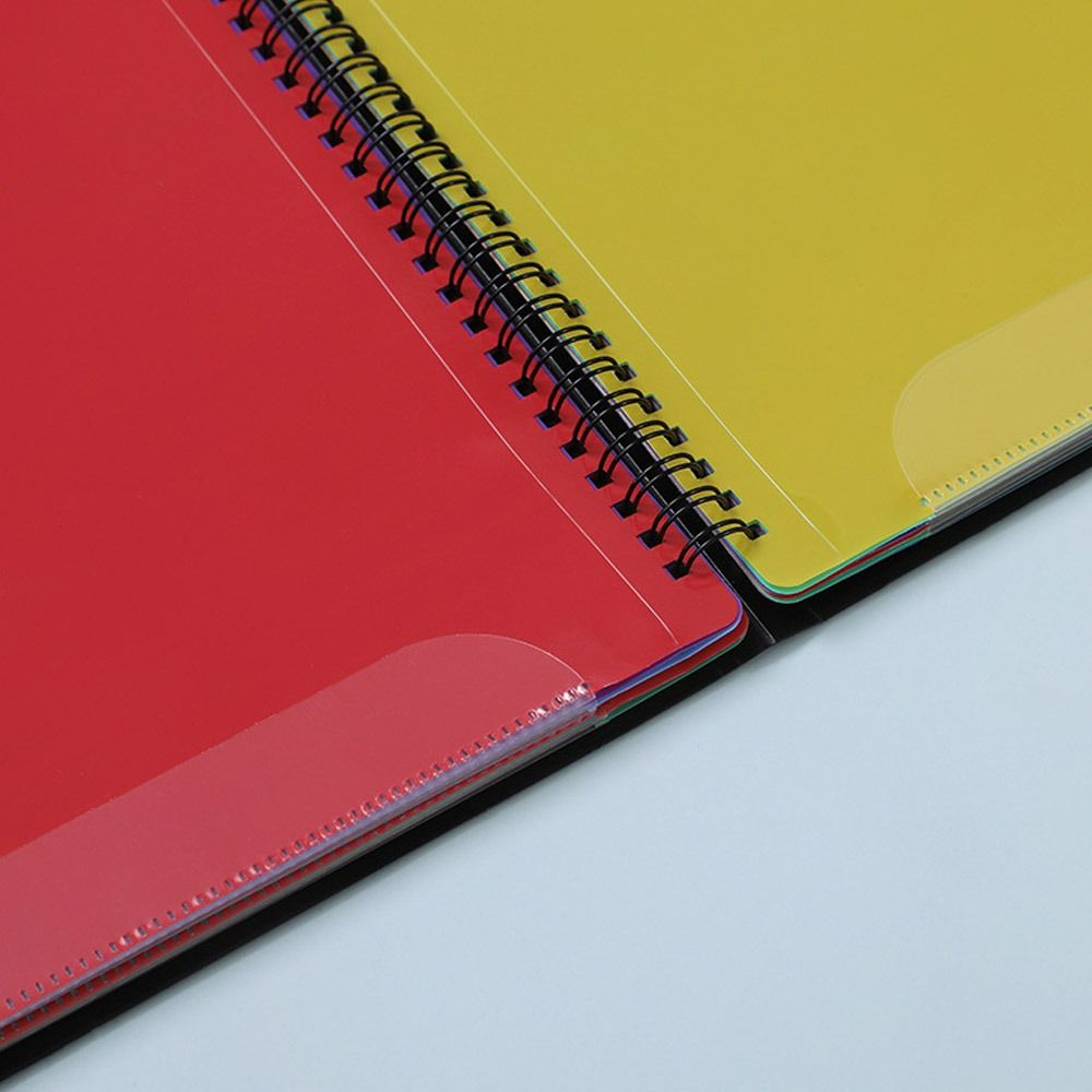Flexible Music Score Folder 20Pages Music Clip Folder High-quality Stave Storage Holder