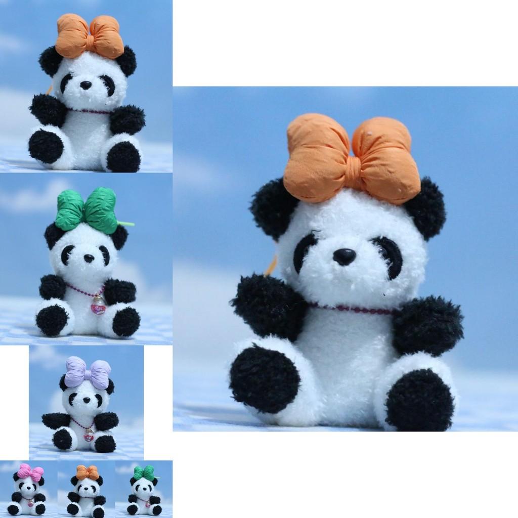 Adorable Cute Plush Panda Keychain Toy Soft Pp Cotton Stuffed Animal Decor