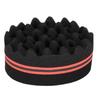 Big Holes Sponge Brush Double-Sided Twist Hair Sponge Barber Tool Hair Sponge Brush  Home Use
