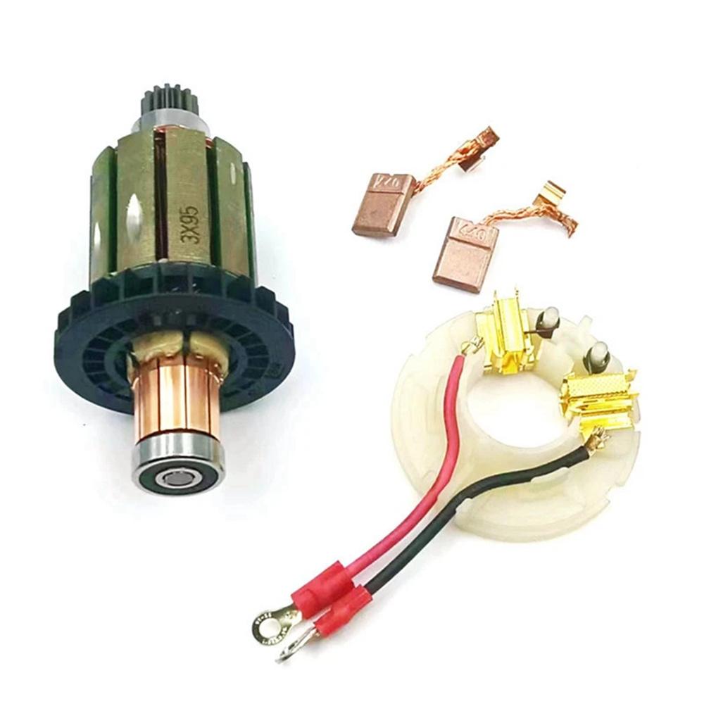 619496-0 Kohlebürstenhalter Motor mit Kupferkohlebürste passend für DC18V MAKITA ANKER DHP458, DDF458, BHP458, BDF458