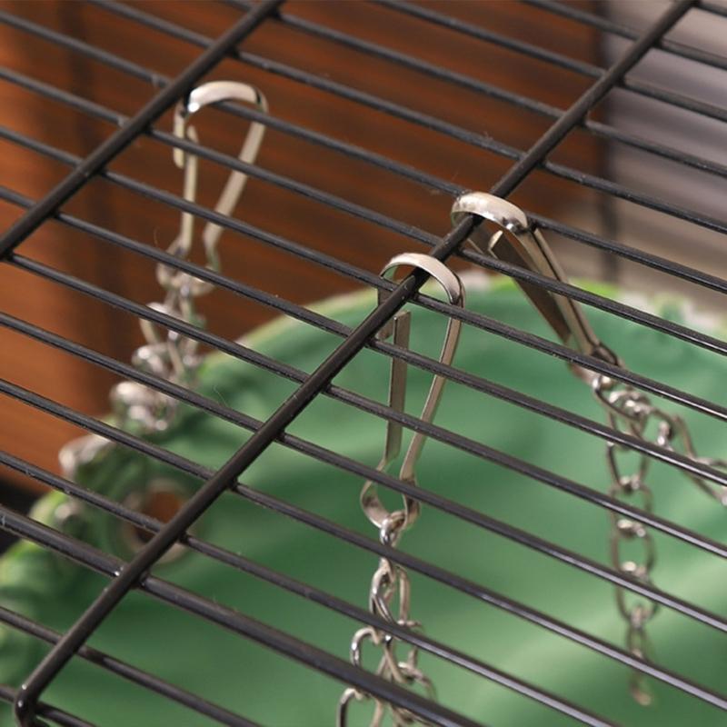 Hanging Bird Hammock Swing Small Size Bird Sleepings Huts for Conures,Budgies Waterproof Bird Bed for Cage