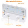 3 Colors Awning Proch Light Interior Wall Universal 12V IP67 Waterproof Marine Caravan Camper Trailer Exterior Camping Bar Lamp