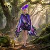 Unique Comic Exhibition Outfit Halloween Butterfly Wings Costume for Women, Adults Colorful Wing Props Cape Fairy Music Festivals, Cosplay Party Soft