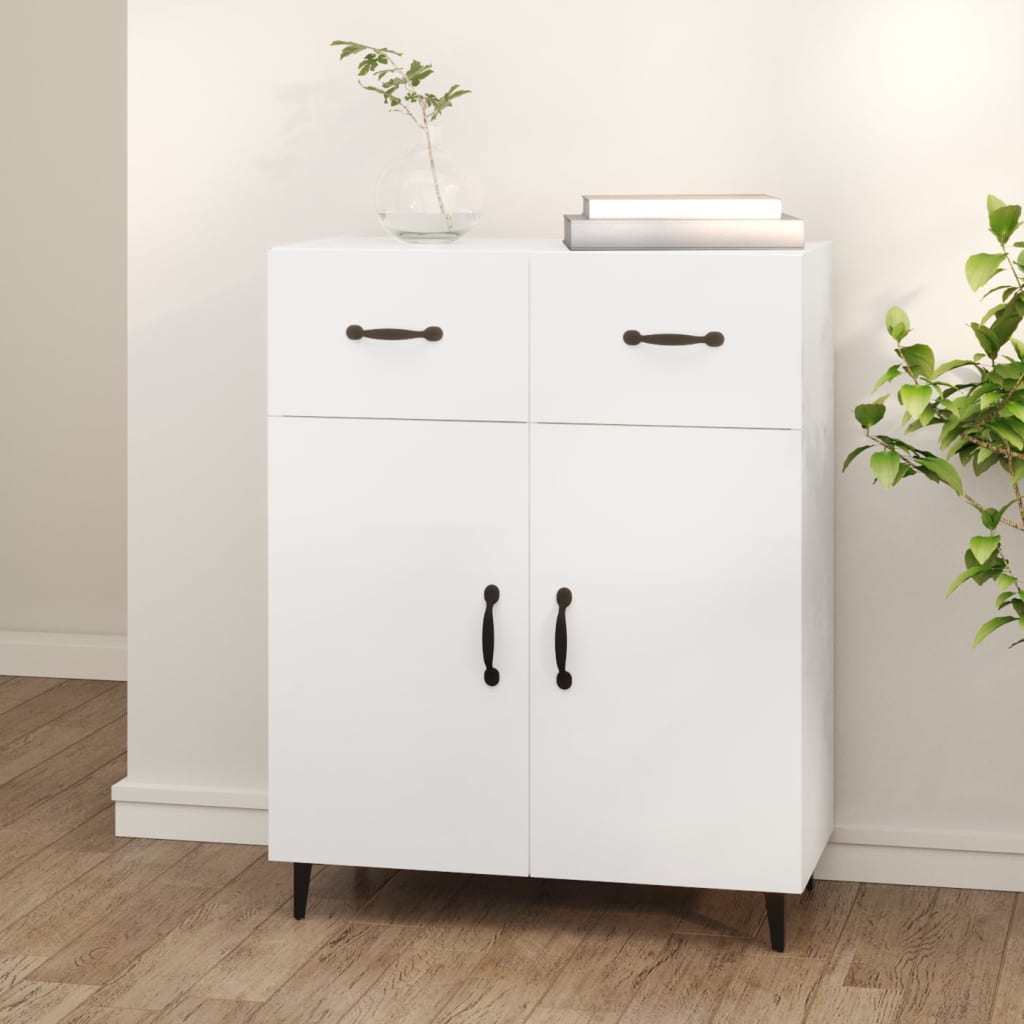 Sideboard White 69.5 X 34 X 90 Cm Particleboard