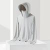 Raw yarn sunscreen clothing women's removable brim men's ice silk UPF + UV protection outdoor fishing sunscreen clothing