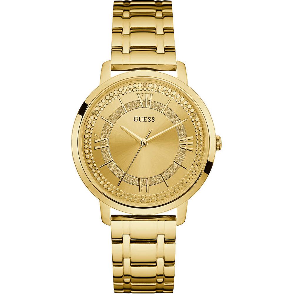 GUESS Montauk Gold Stainless Steel Ladies Quartz Watch W0933L2 золотой