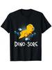Lustiges Dinosaurier Wundes Dinosaurier Workout Fitnessstudio Fitness Heben T-Shirt Für Wo Lässiges Hip-Hop Shirt
