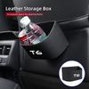 Auto Trapezförmiges Schräges Schwarzes Leder Tür Mehrfunktionales Staufach Für Volvo T6 XC60 XC90 S80 C30 S40 XV40 S70 XC70 KE3