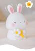 Xiaomi Cute Rabbit Silicone LED Night Light For Kids Children USB Rechargeable Cartoon Animal Bedroom Touch Night Lamp Dropshipping