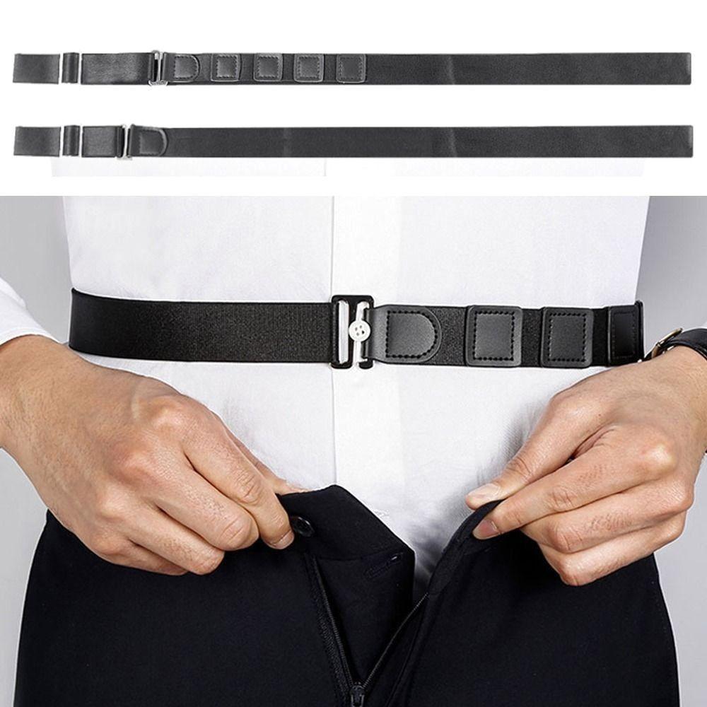 Universal Adjustable Shirt Stay Belt Elastic Non-slip Shirt Fixed Holder Keep Shirt Tucked in For Men Women