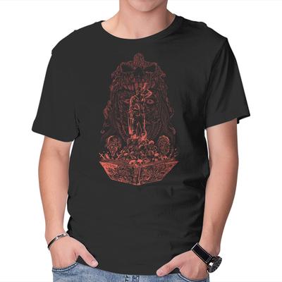 Unisex Crew Neck T-Shirt Ash In The Darkness Graphic Short Sleeve Casual Tee