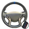Car Accessories Hand-stitched Black Artificial Leather 2011-2016 Avante i30 2012-2016 Steering Wheel Cover For Hyundai Elantra