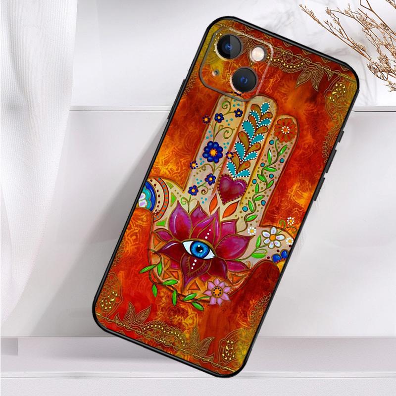 Hamsa Hand of Fatima Shockproof Case For iPhone 17 16 Pro Max 11 14 15 Plus 12 13 Mini 16e 17 Air Phone Cover