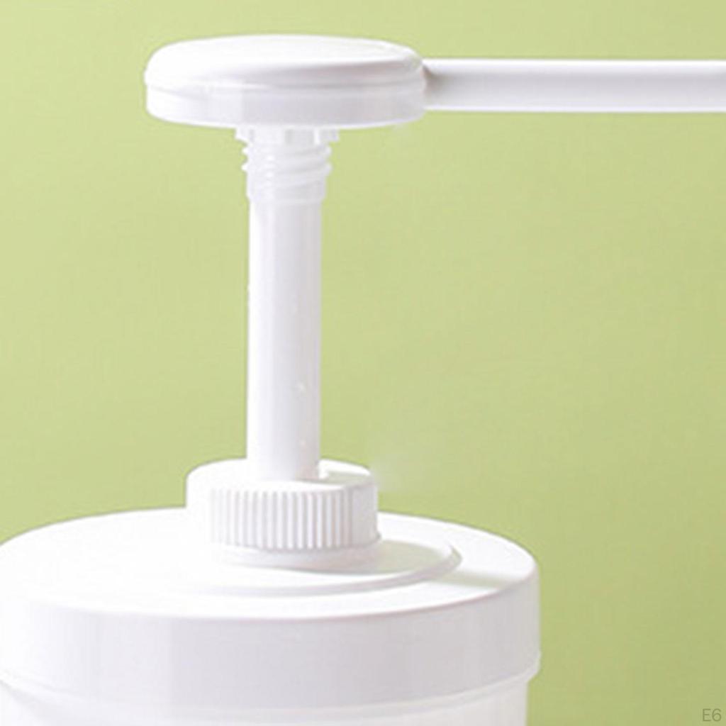 Coffee Syrup Dispenser Ketchup Pump Honey Jar Container with Sauces Condiment Sauce